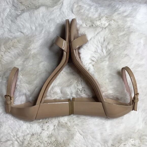 Stuart Weitzman Nude Patent Leather Heels - Picture 4 of 7